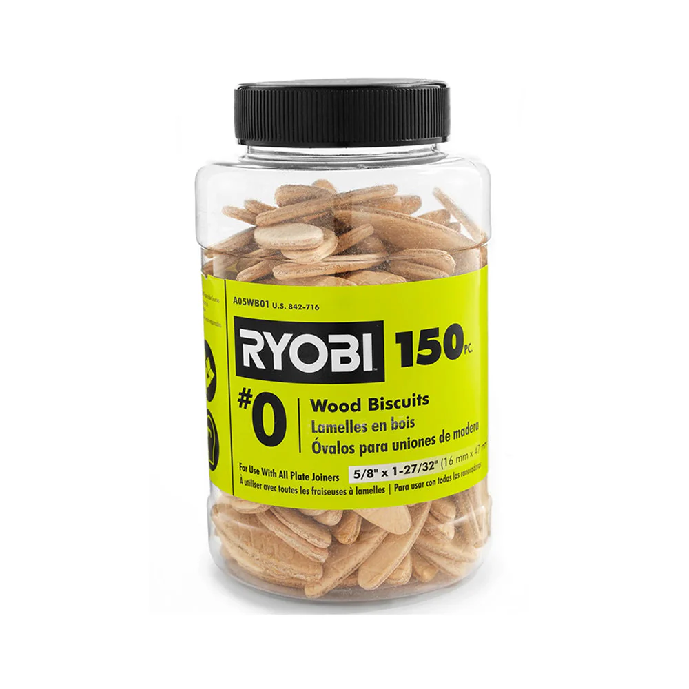 150 PC. #0 Wood Biscuits