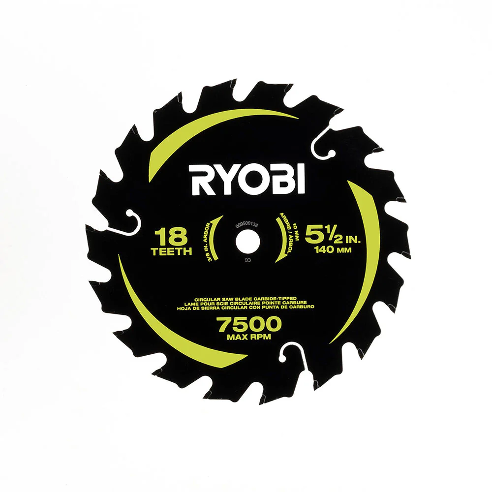 5-1/2" 18T Carbide Thin Kerf Circular Saw Blade