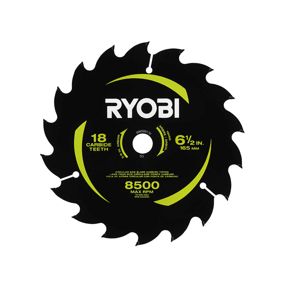 6-1/2" 18 Carbide Teeth Thin Kerf Circular Saw Blade