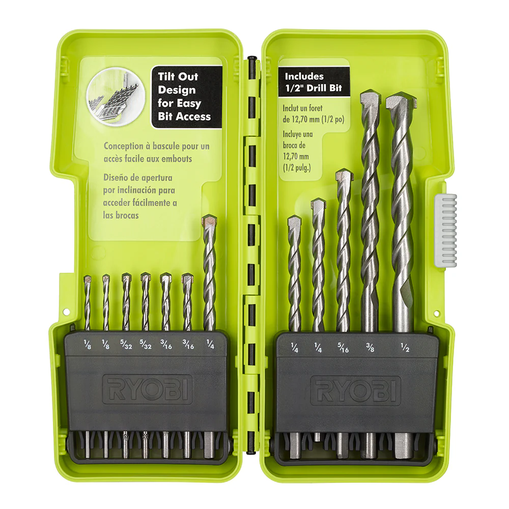 12 PC. Rotary Masonry Bit Set - Image 2