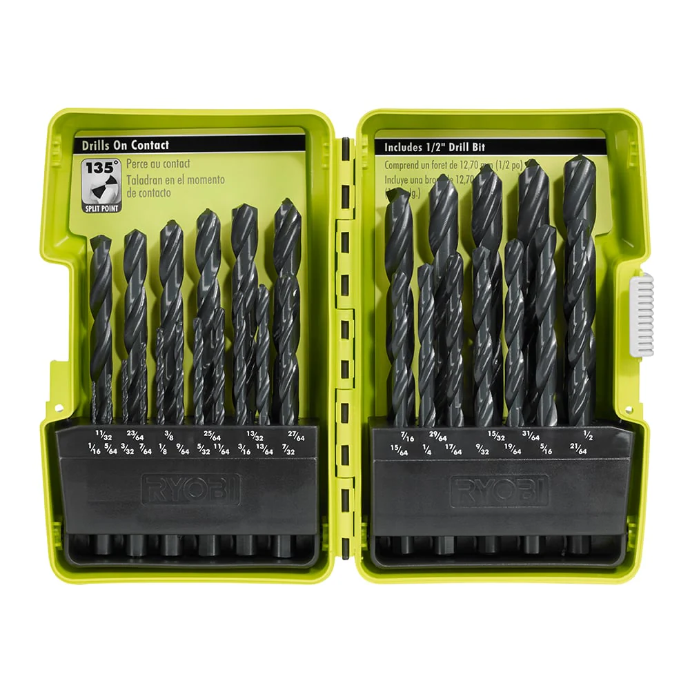 29 PC. Black Oxide Index Drill Bit Set