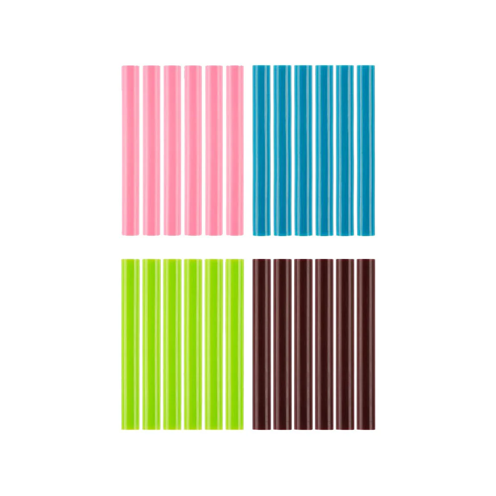 Full Size Variety Color Glue Sticks (24-Pack)