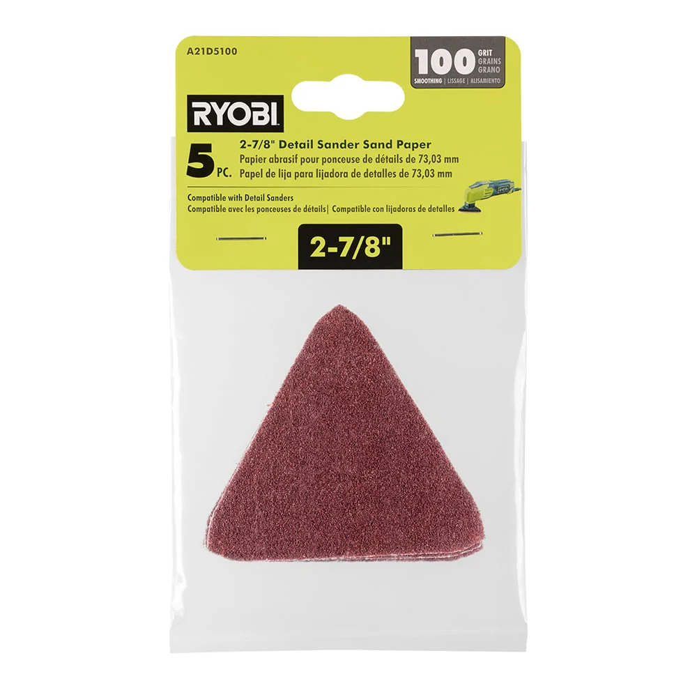 5 PC. 100 Grit 2-7/8" Detail Sander Sand Paper