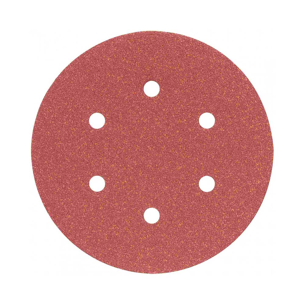 80 Grit 6 In. Random Orbit Sandpaper