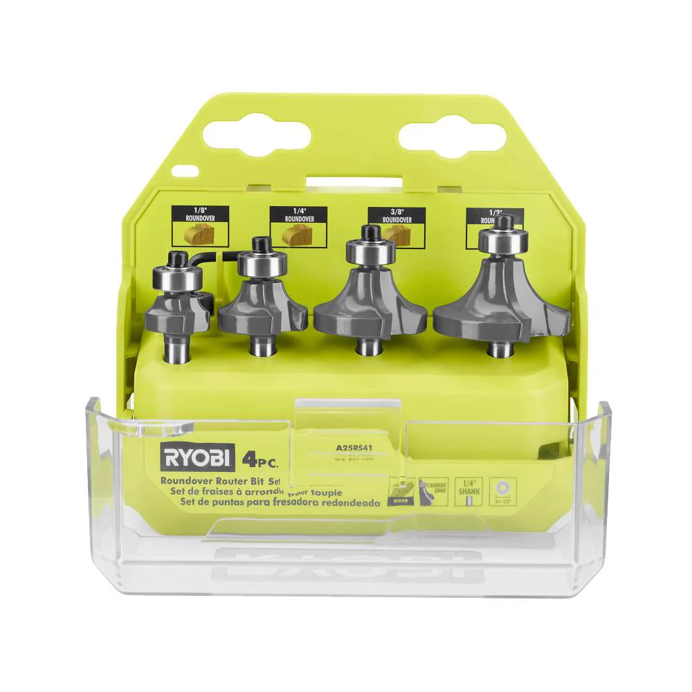 4 PC. Roundover Router Bit Set - Image 4