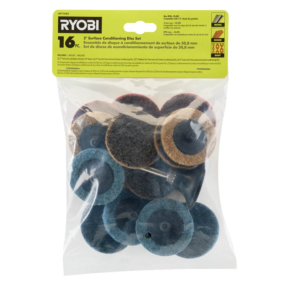 16 PC. 2" Surface Conditioning Disc Set