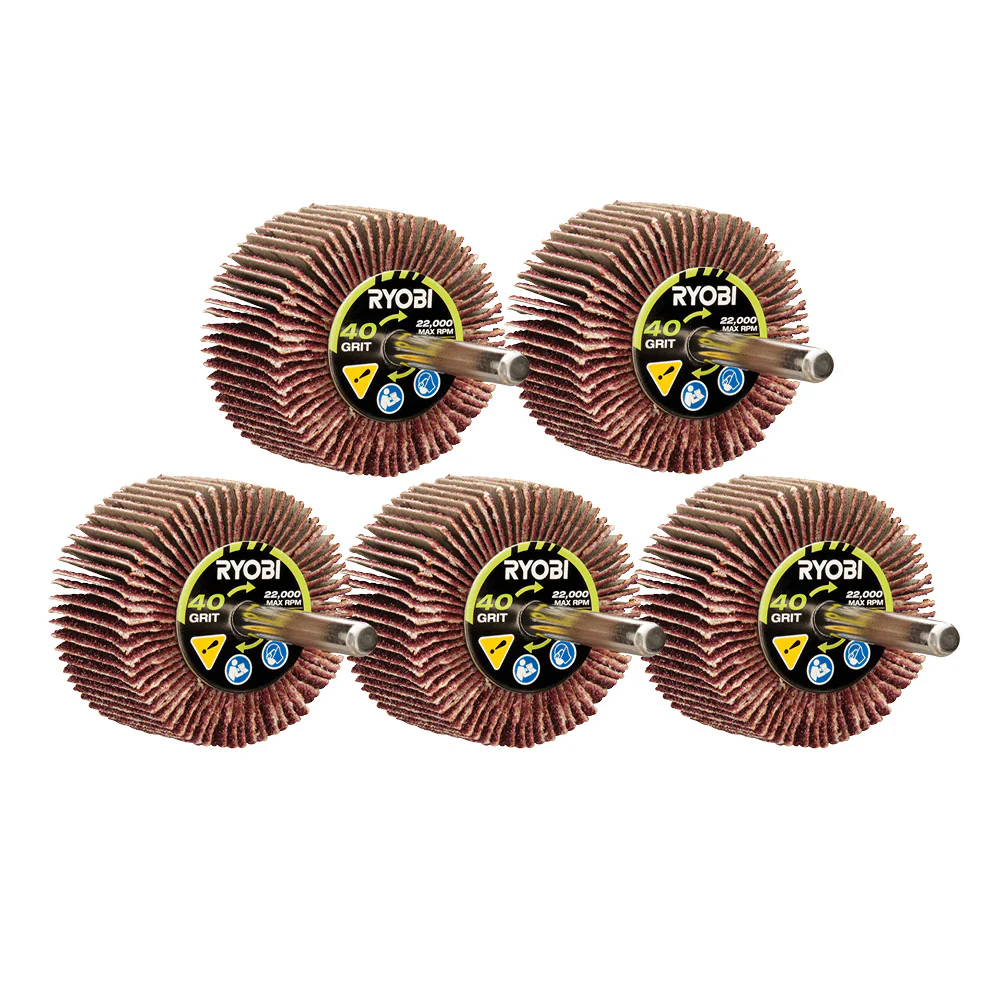 5 PC. 40 Grit Flap Wheel