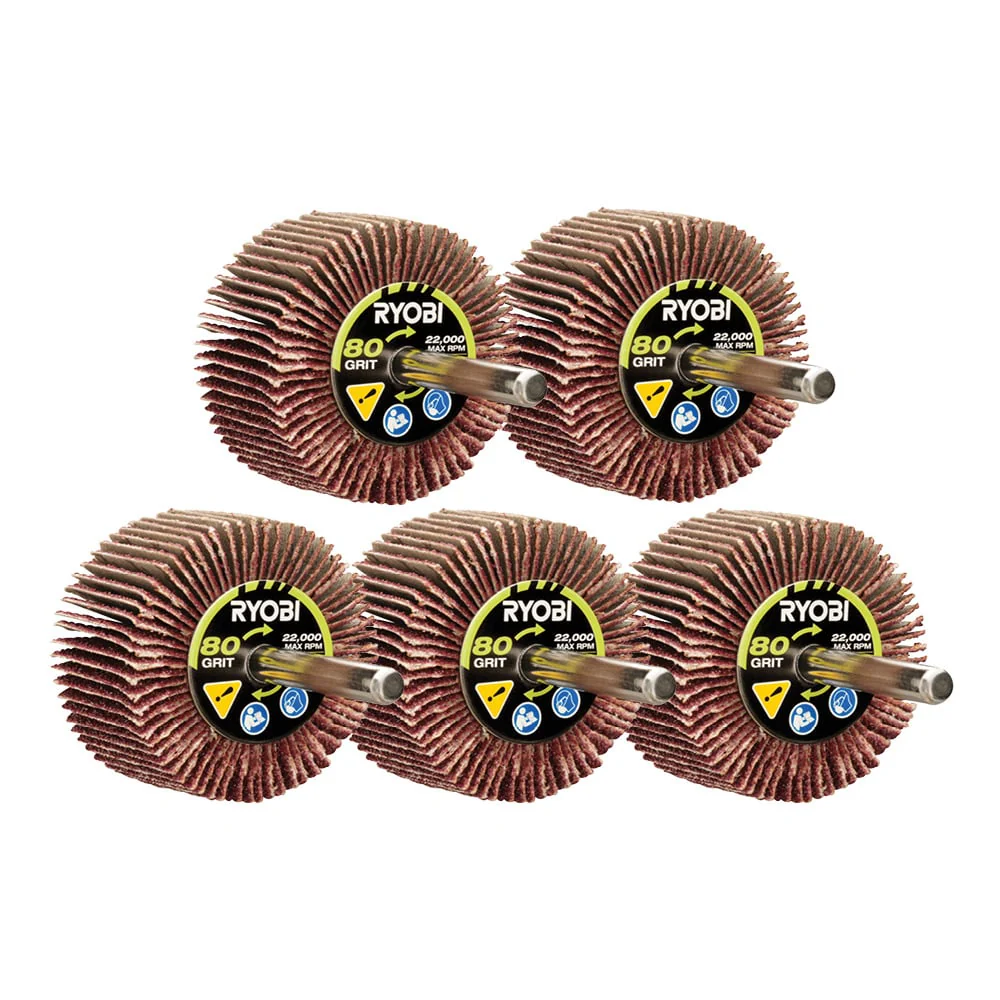 5 PC. 80 Grit Flap Wheel