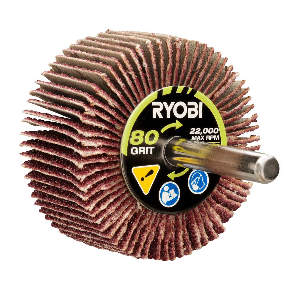 5 PC. 80 Grit Flap Wheel - Image 3
