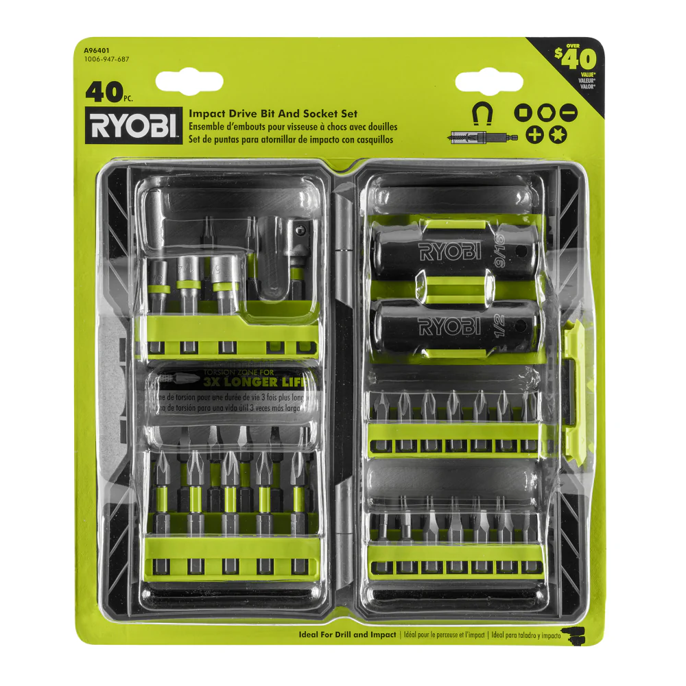 40 PC. Impact Drive Bit and Socket Set - Image 2
