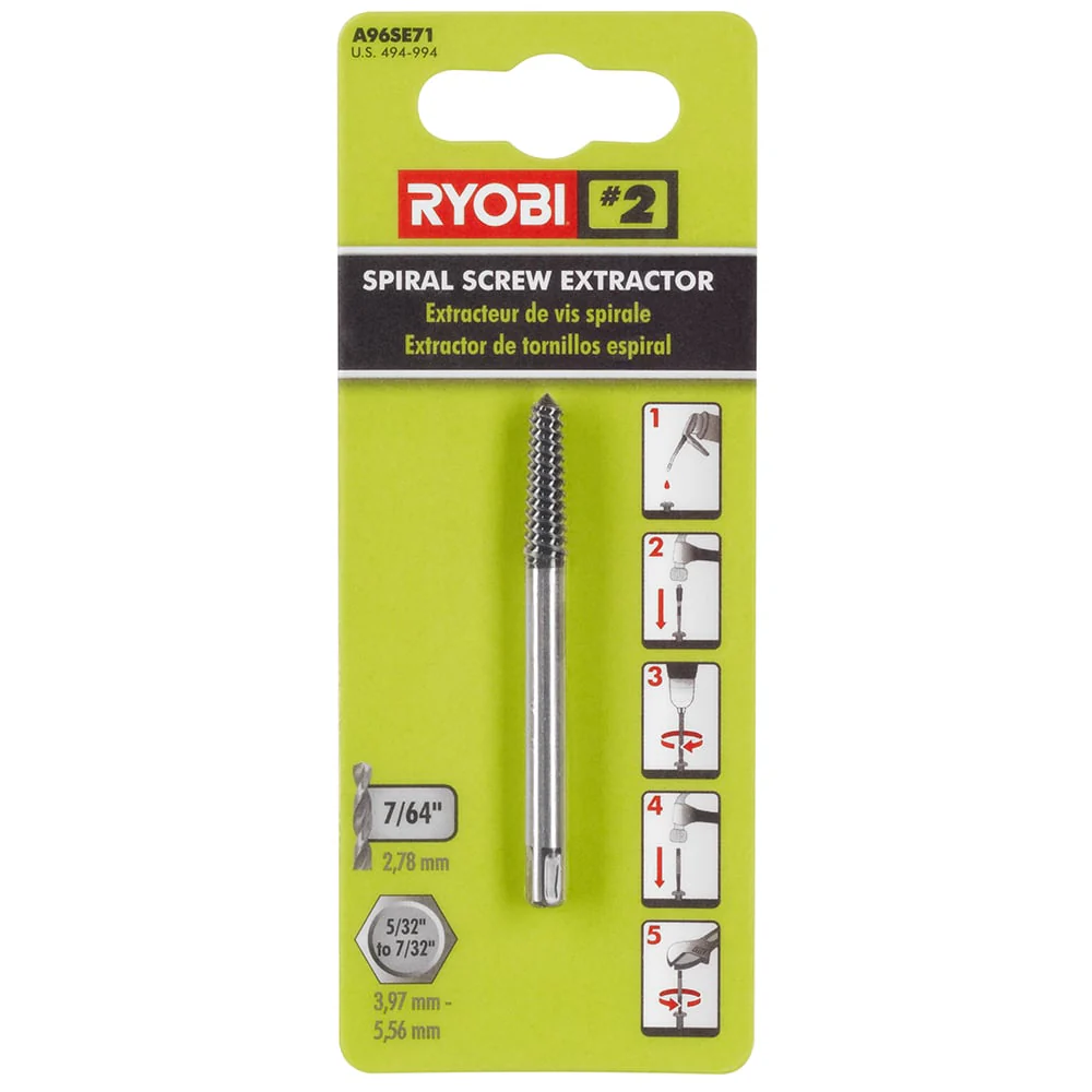 #2 Spiral Screw Extractor