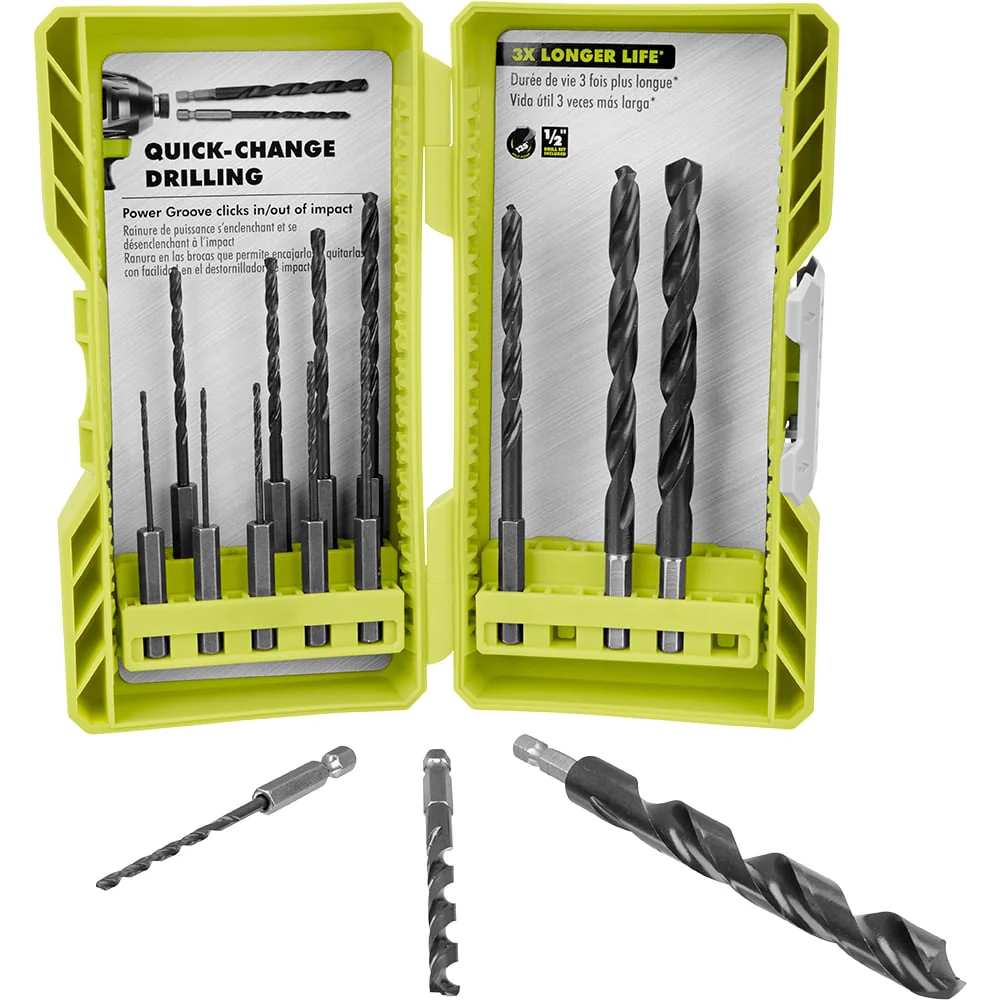 15 PC. Hex Shank Black Oxide Drill Bit Set - Image 3