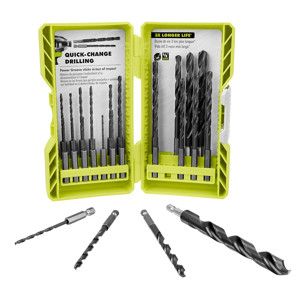 25 PC. Hex Shank Black Oxide Drill Bit Set - Image 2