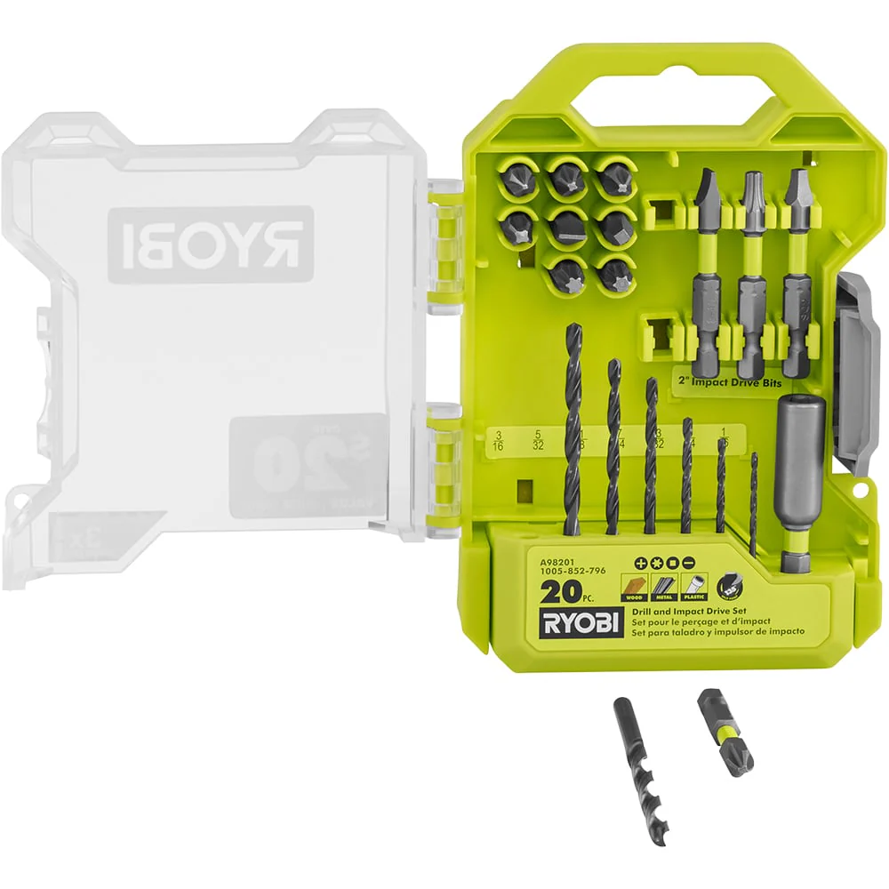 20 PC. Drill and Impact Drive Set - Image 2