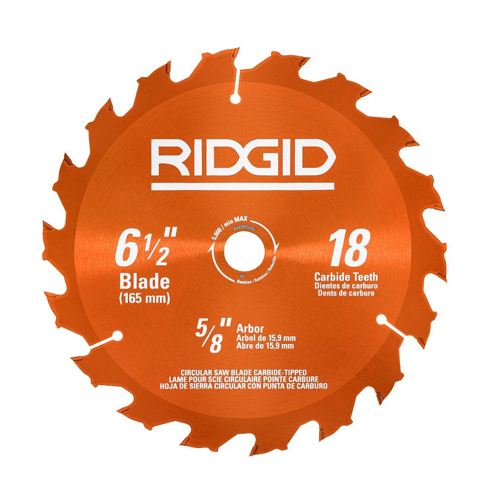 6-1/2" 18T Carbide Thin Kerf Circular Saw Blade