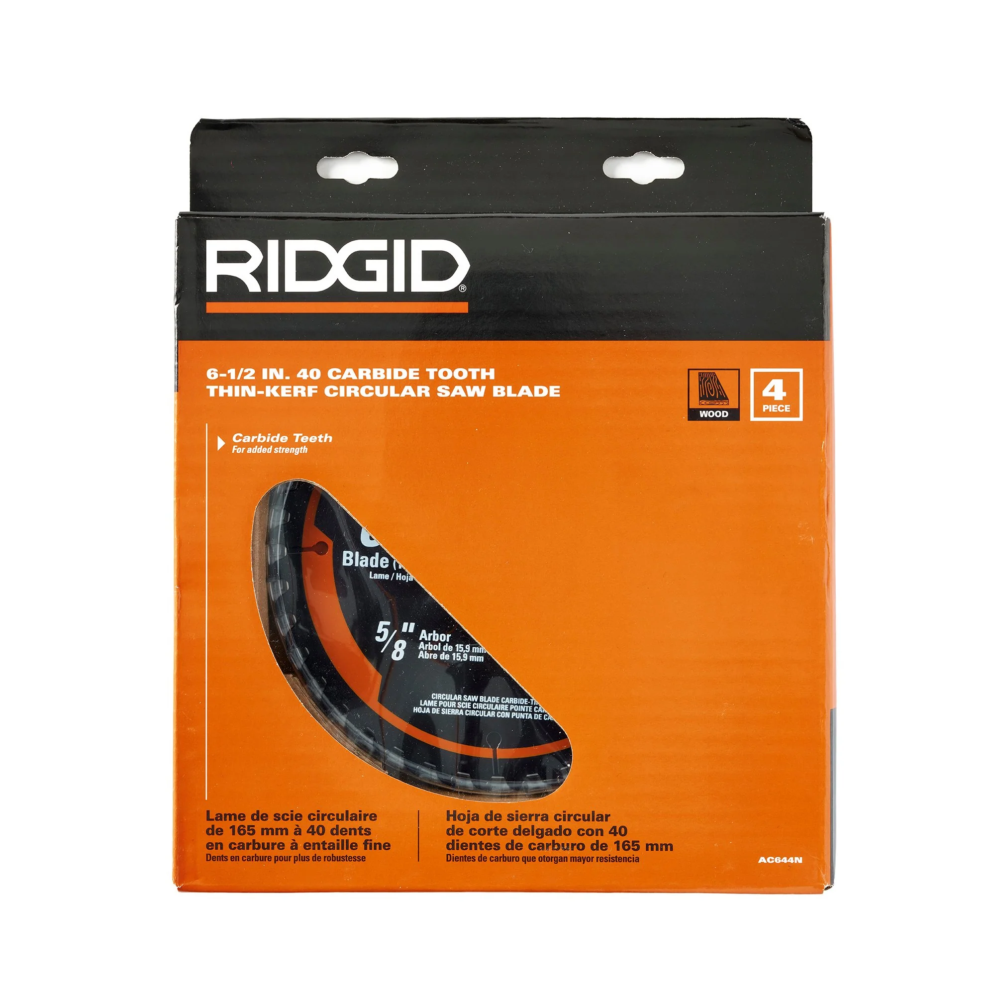 6-1/2" 40T Carbide Thin Kerf Circular Saw Blade