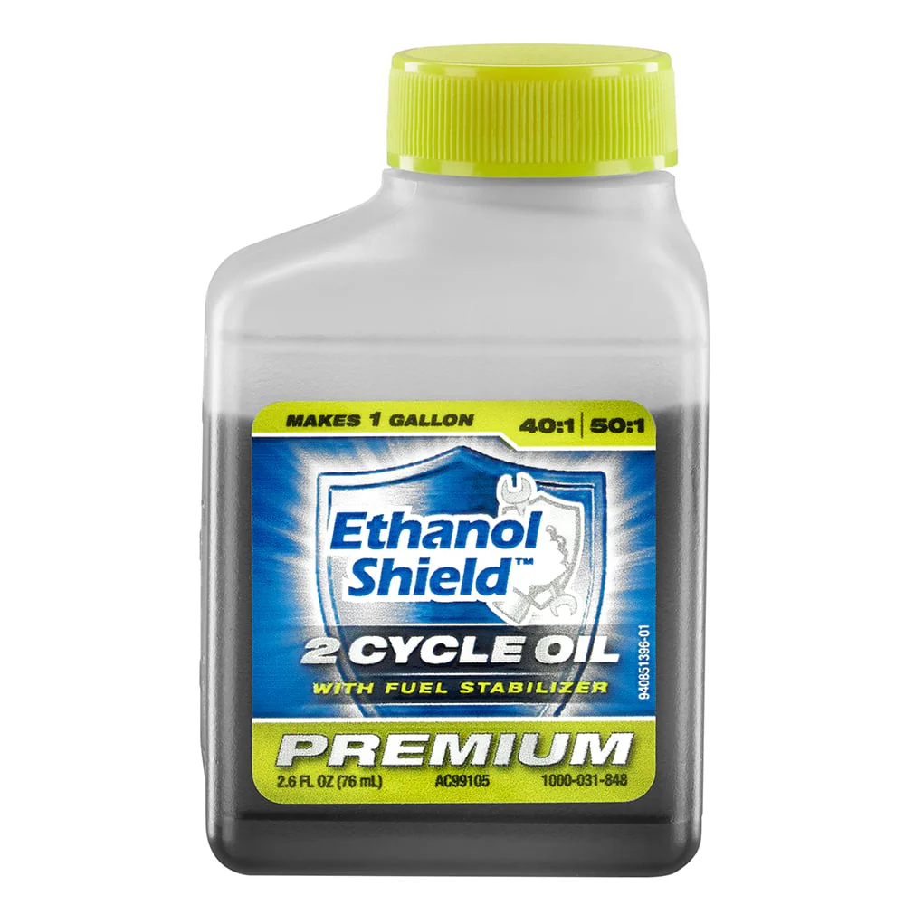 2.6 FL. OZ Ethanol Shield Premium 2-Cycle Oil