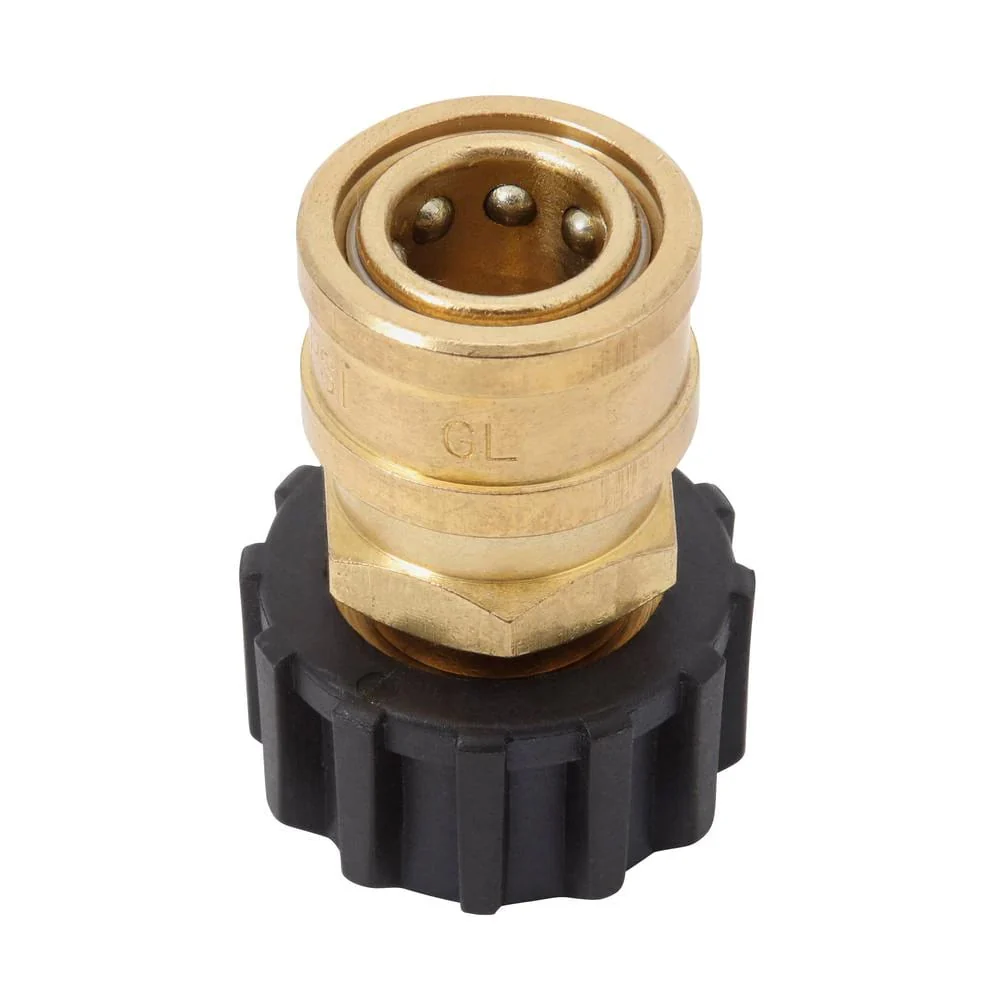 3/8" Female Quick-Connect x M22 Pressure Washer Connector - Image 2
