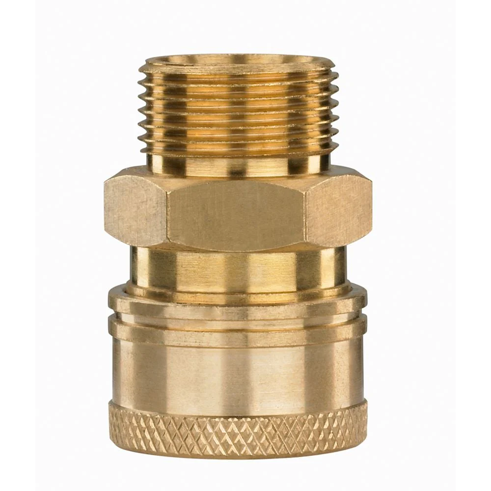 3/8" Female Quick Connect x Male M22 Pressure Washer Connector
