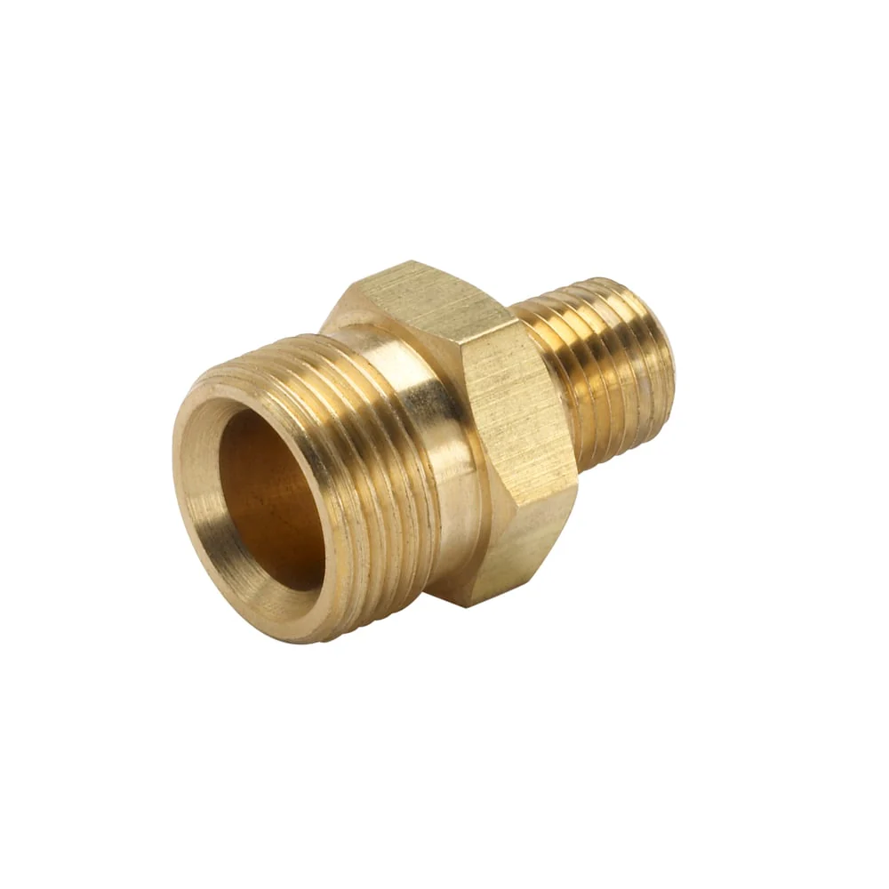 3/8" Male NPT x Male M22 Pressure Washer Coupler