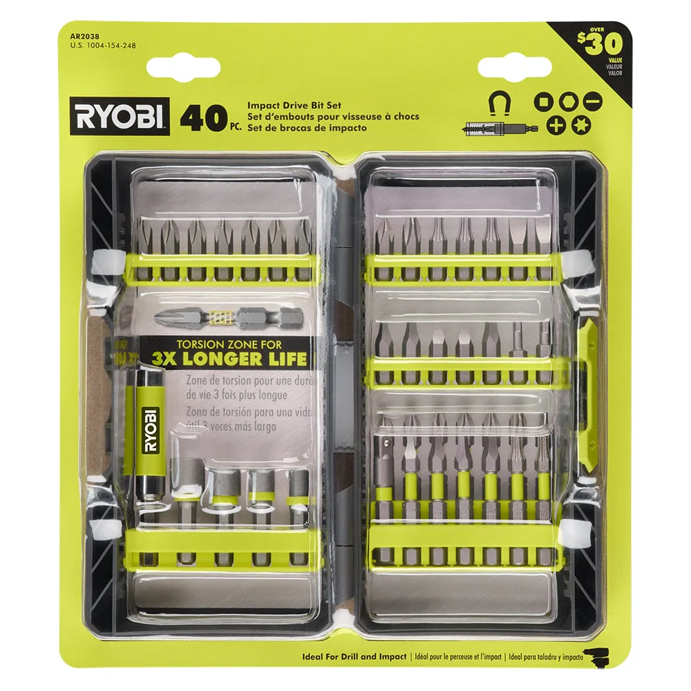 40 PC. Impact Drive Bit Set