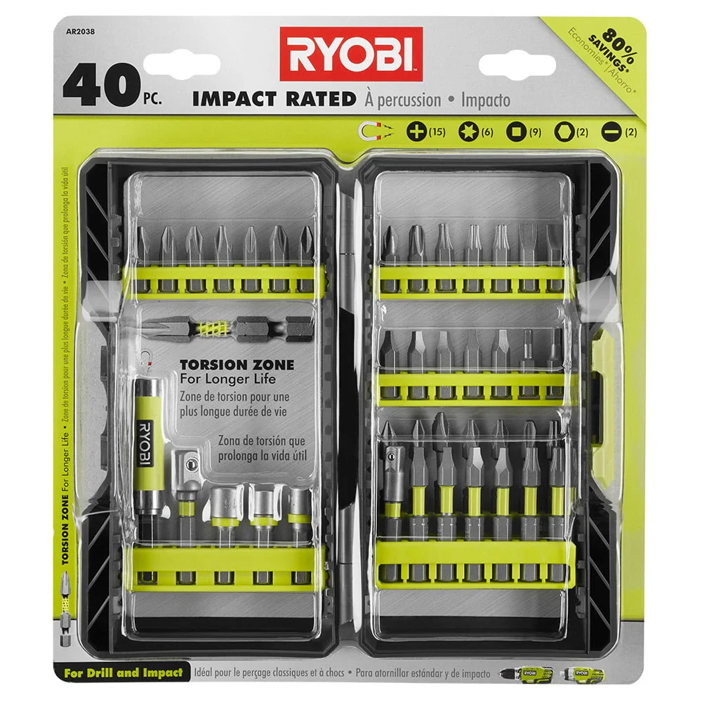 40 PC. Impact Drive Bit Set