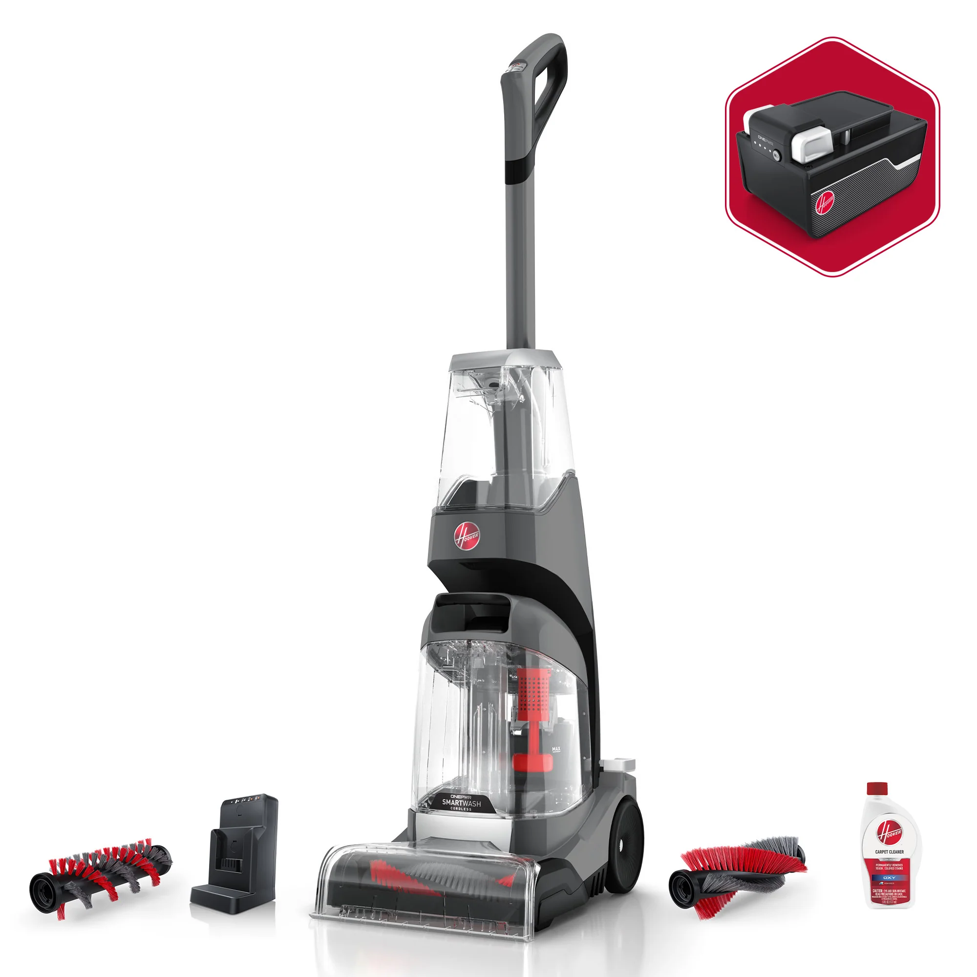 ONEPWR 20V SmartWash Automatic Carpet Cleaner