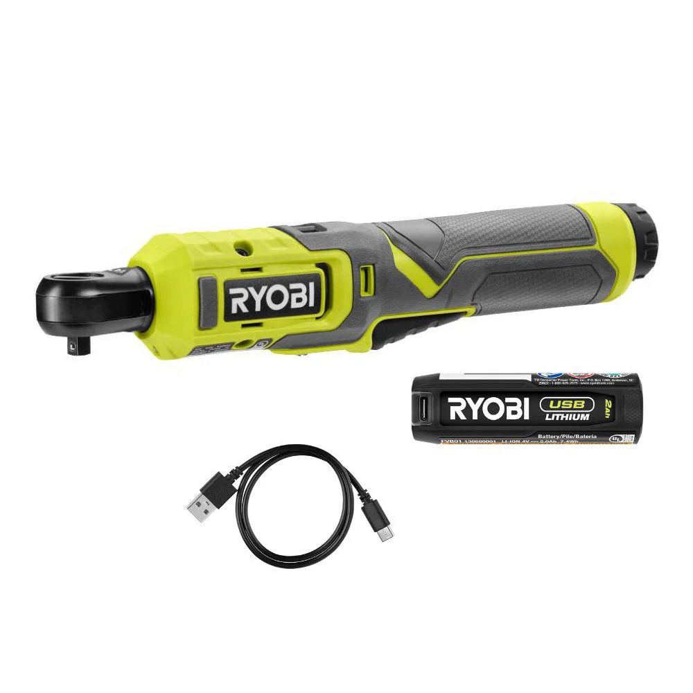 USB Lithium 1/4" Ratchet Kit