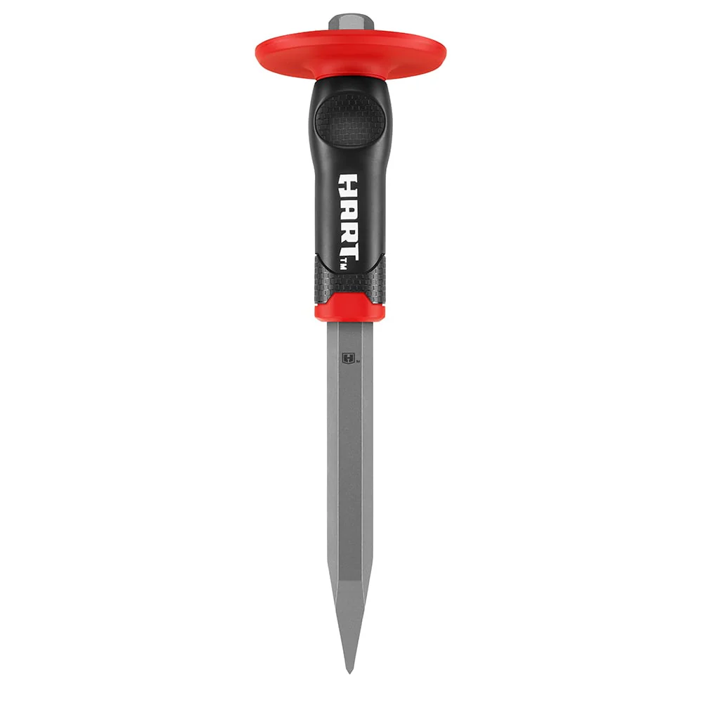 Pointed Chisel with Hand Guard