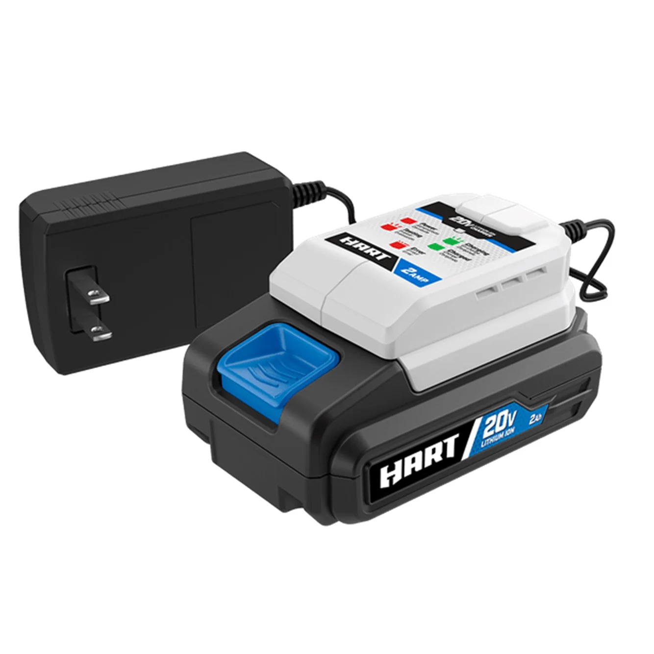 HART 20V 2Ah Battery Starter Kit