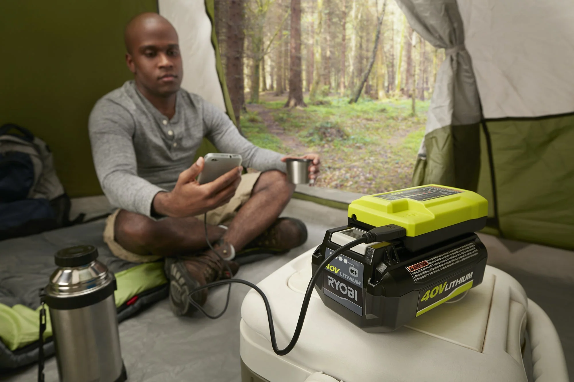 40V Charger With USB Port - Image 3