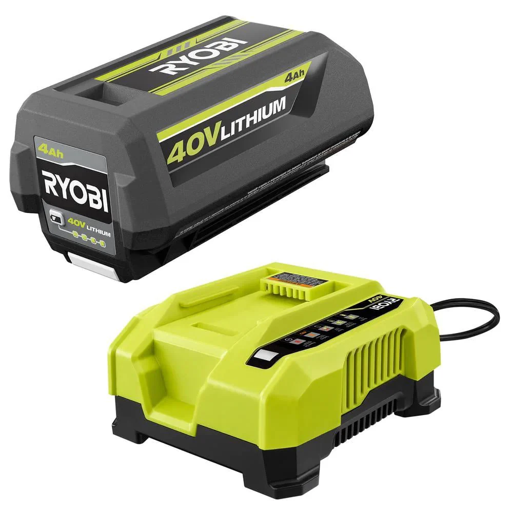 40V 4Ah Battery and Rapid Charger Kit