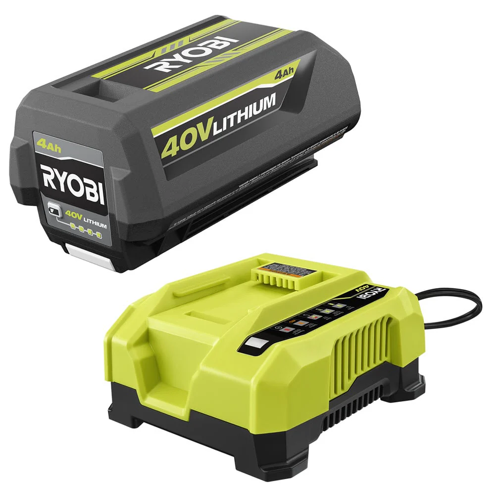 40V 4Ah Battery and Rapid Charger Kit