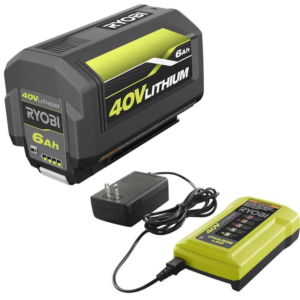 40V 6Ah Battery and Charger Kit