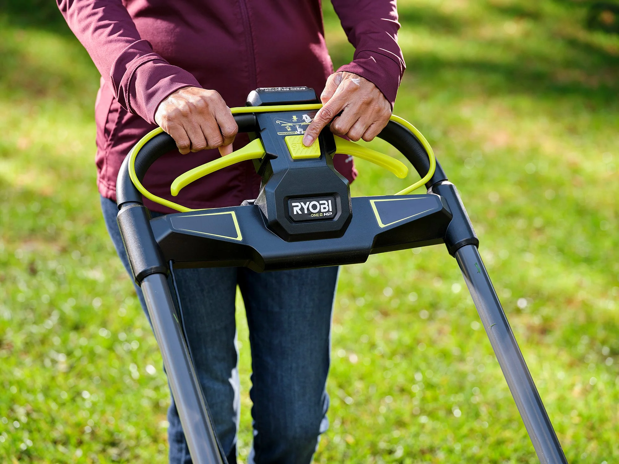 18V ONE+ HP Brushless WHISPER Series 20" Self-Propelled Dual Blade Mower Kit - Image 5