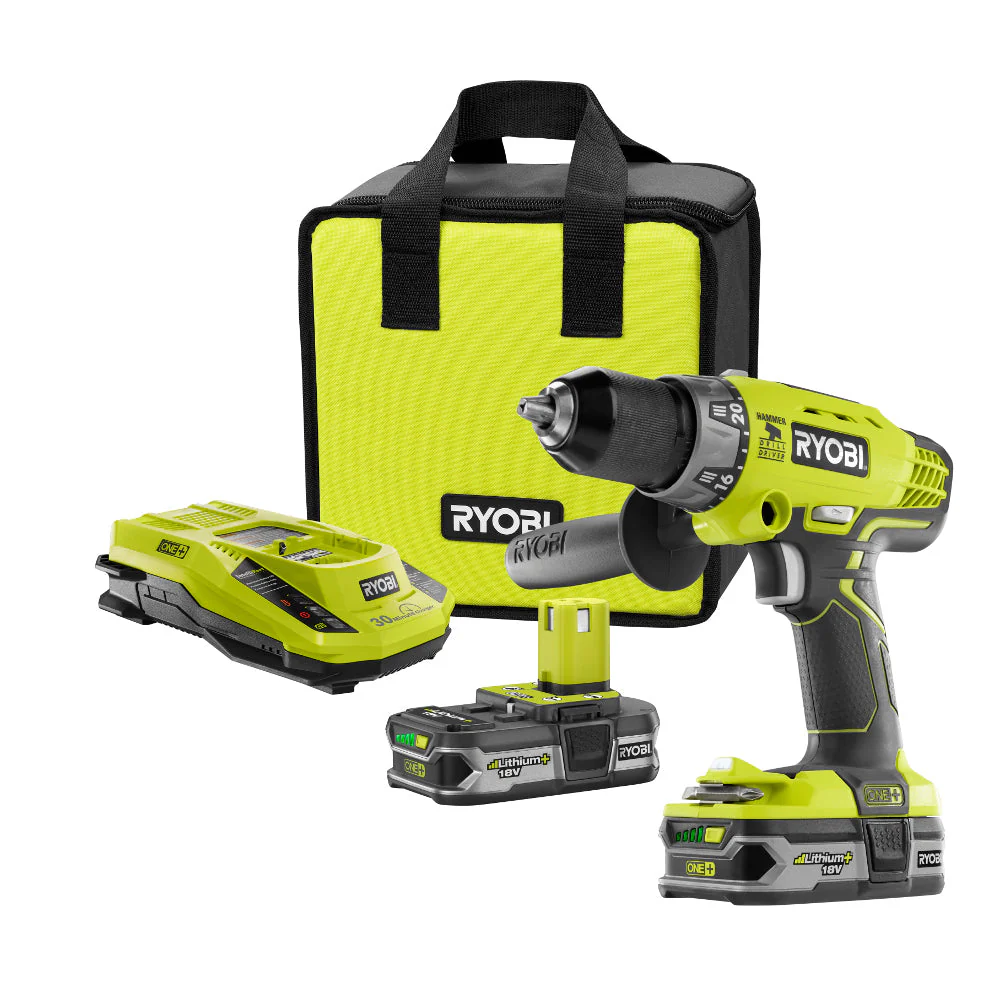 18V ONE+ 1/2" Hammer Drill Kit