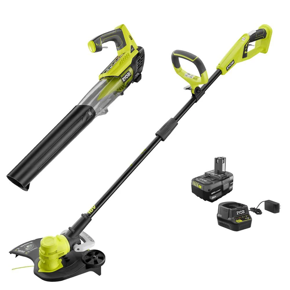 18V ONE+ 13" String Trimmer/Edger and Jet Fan Blower Combo Kit