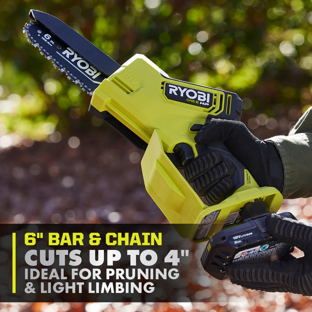 18V ONE+ HP Compact Brushless 6" Pruning Chainsaw - Image 3