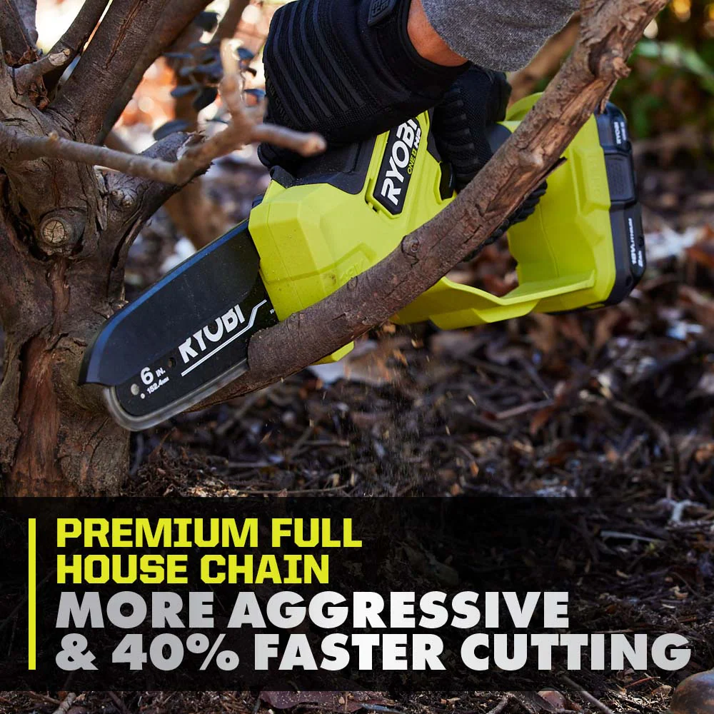 18V ONE+ HP Compact Brushless 6" Pruning Chainsaw - Image 4
