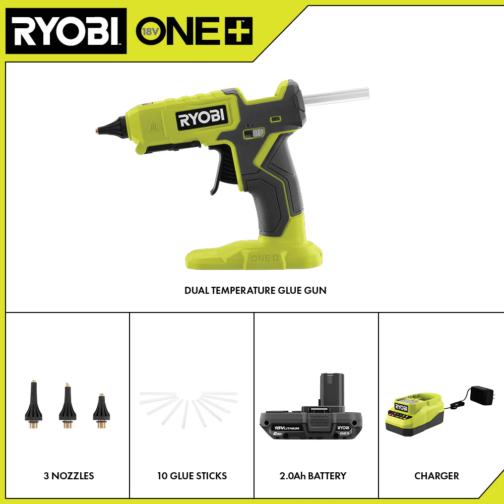 18V ONE+ Dual Temperature Glue Gun Kit - Image 3