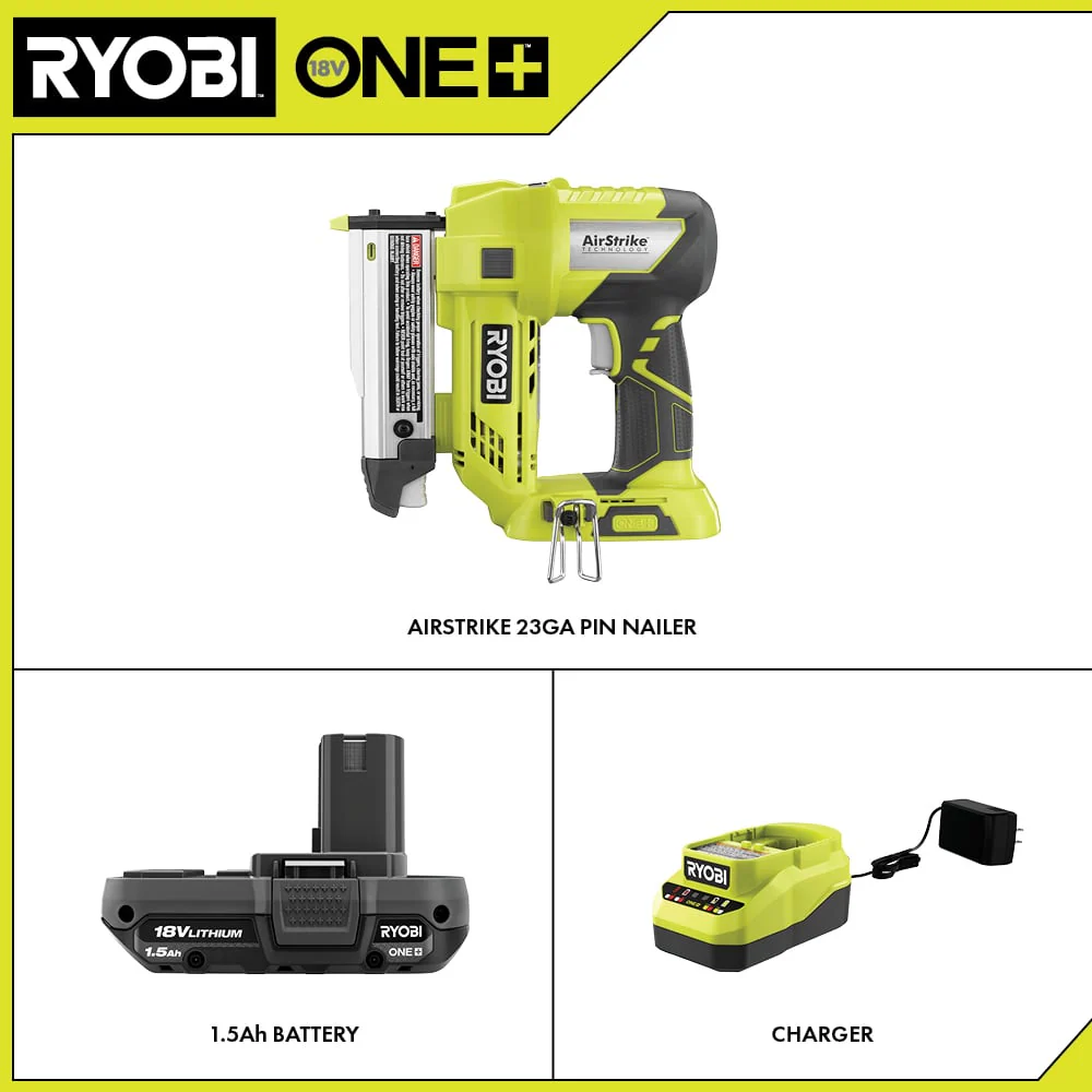 18V ONE+ AirStrike 23GA Pin Nailer Kit - Image 2