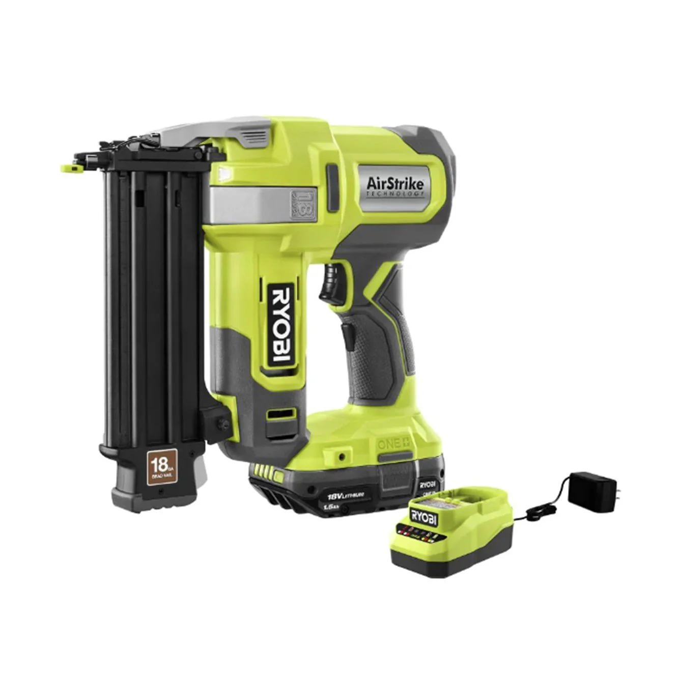18V ONE+ AirStrike 18GA Brad Nailer Kit