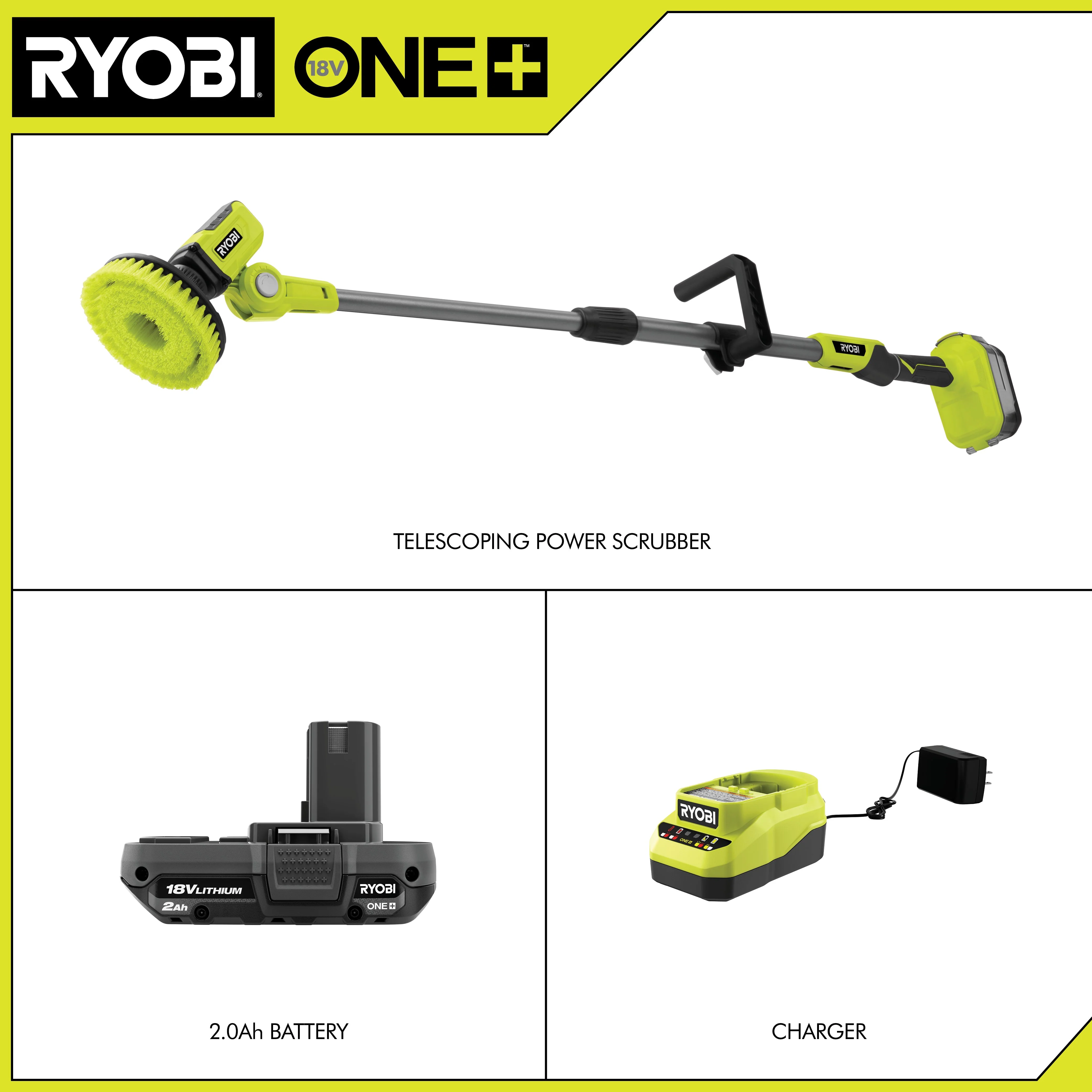 18V ONE+ Telescoping Power Scrubber Kit - Image 8