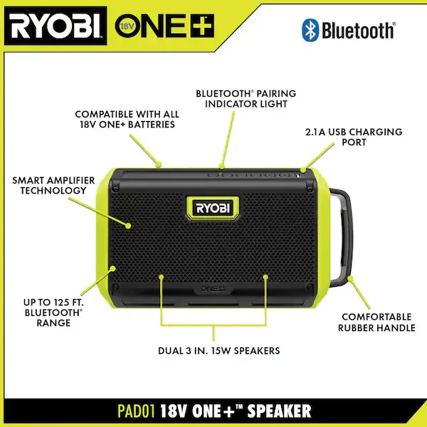 18V ONE+ Speaker with Bluetooth™ Wireless Technology - Image 5