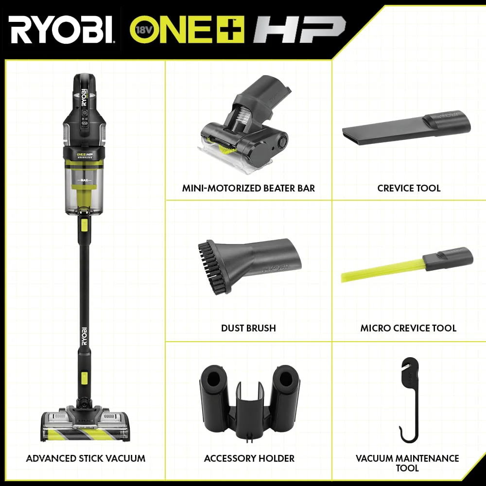 18V ONE+ HP Brushless Advanced Stick Vacuum - Image 2