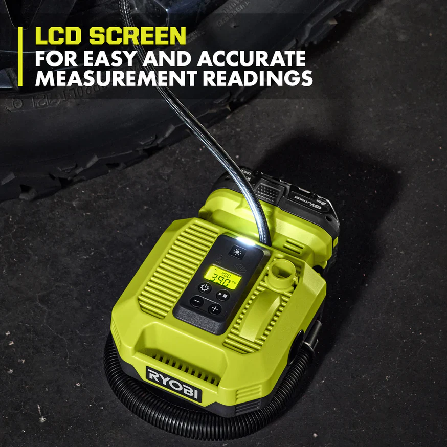 18V ONE+ Dual Function Digital Inflator/Deflator Kit - Image 7