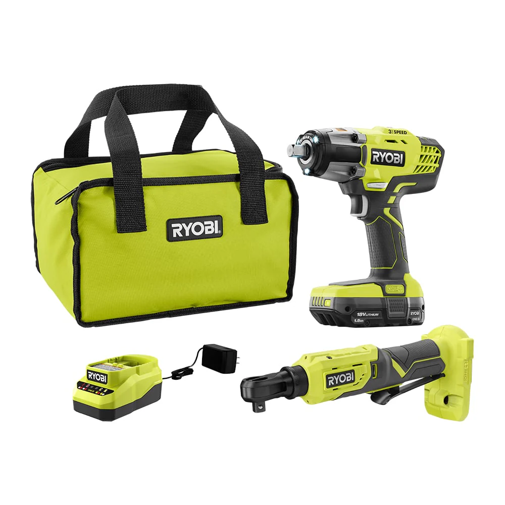 18V ONE+ 1/2" Impact Wrench and Impact Ratchet Kit