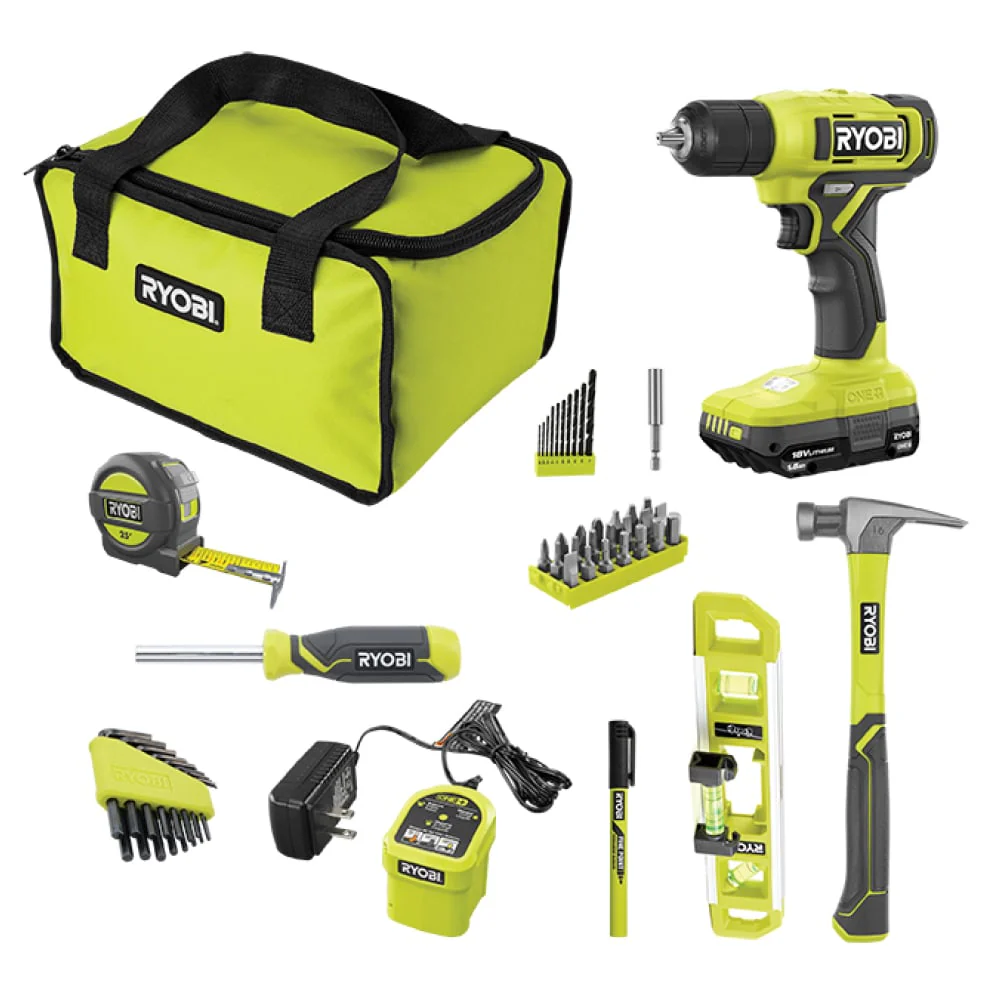 18V ONE+ 3/8" Drill Kit with Accessories