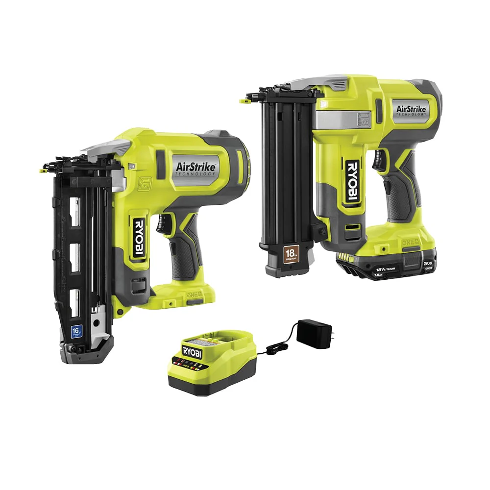 18V ONE+ AirStrike 18GA and 16GA Brad Nailer Kit
