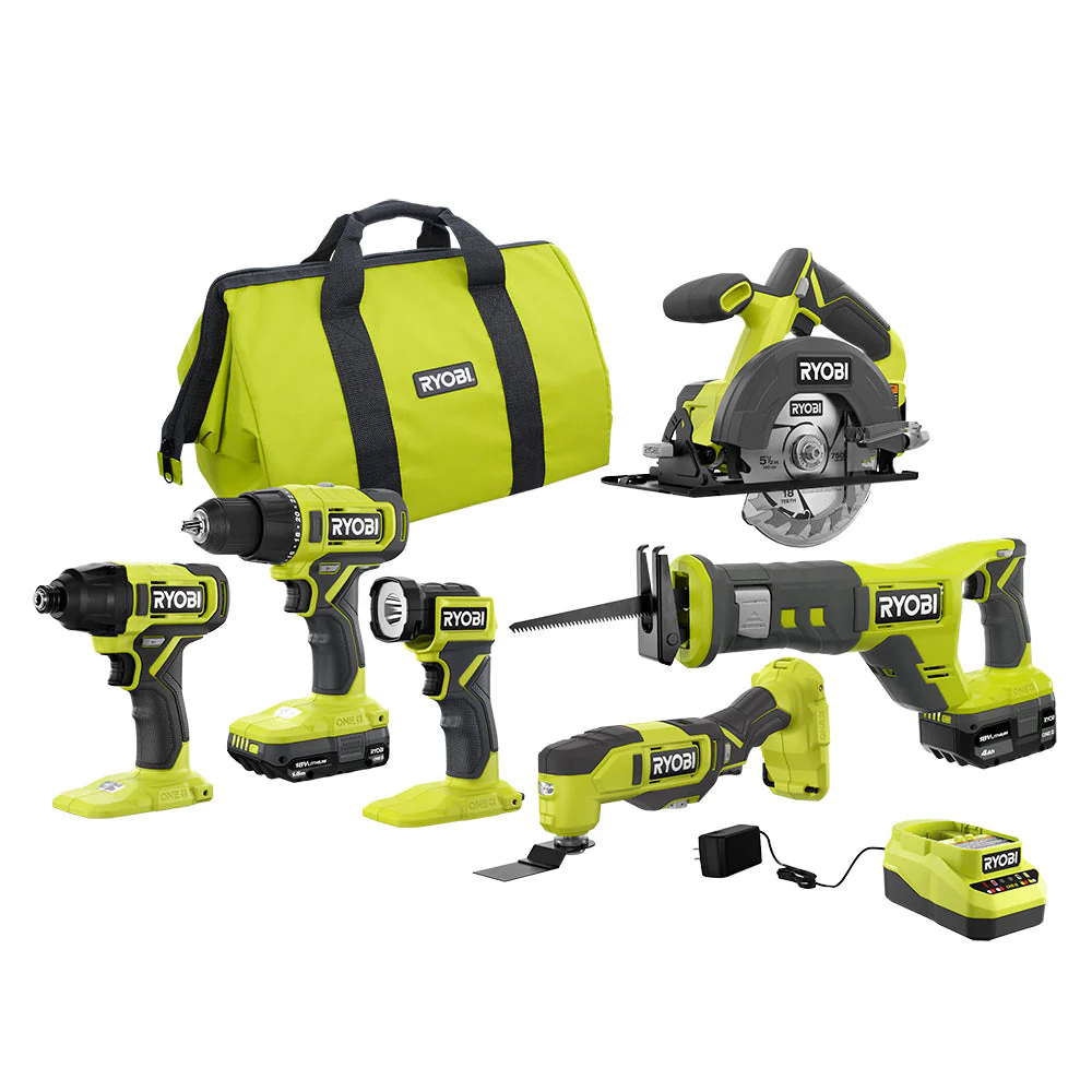18V ONE+ 6-Tool Combo Kit